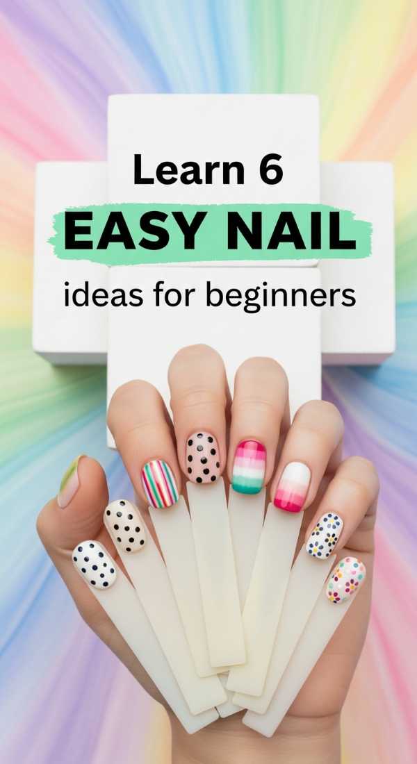Learn 6 Easy Nail Ideas For Beginners 69e78022815aa