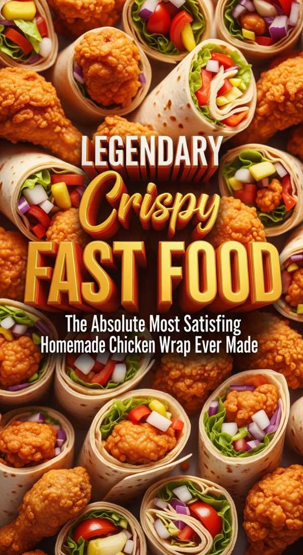 Legendary Crispy Fast Food Chicken Wrap 69ee420627b07