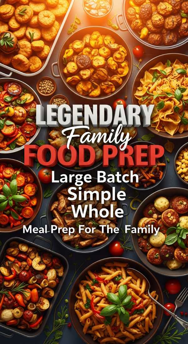 Legendary Family Food Prep For Large Batches 69f062fc052c4