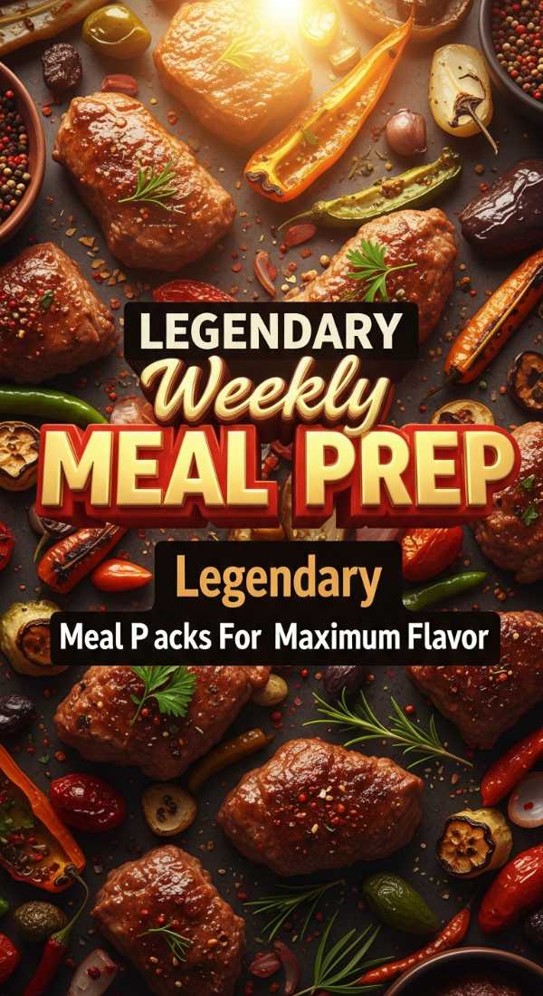 Legendary Weekly Meal Prep Hacks For Maximum Flavor 69f060a0ac926