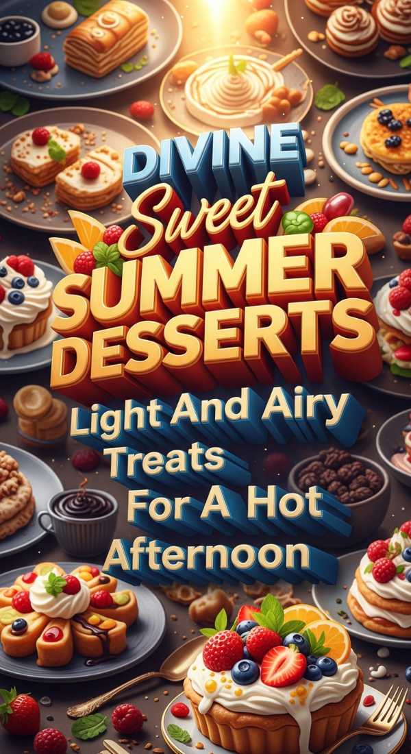 Light And Airy Treats For A Hot Afternoon 69ef012d439de