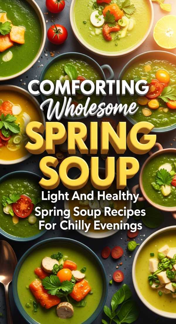 Light And Wholesome Spring Soup Recipes For Dinner