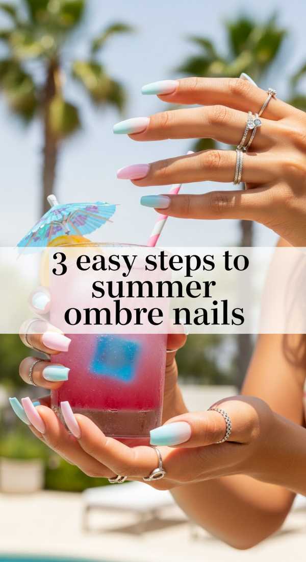 Light Blue Pink Summer Ombre 69eba3bb7b850