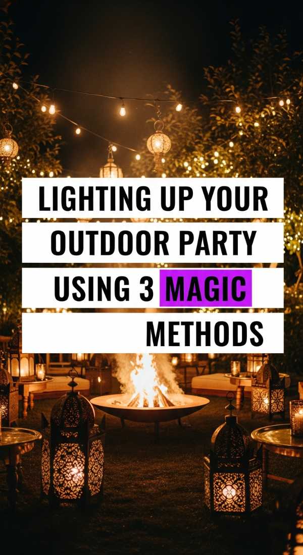 Lighting Up Your Outdoor Party Using 3 Magic Methods 69e60f53708b3
