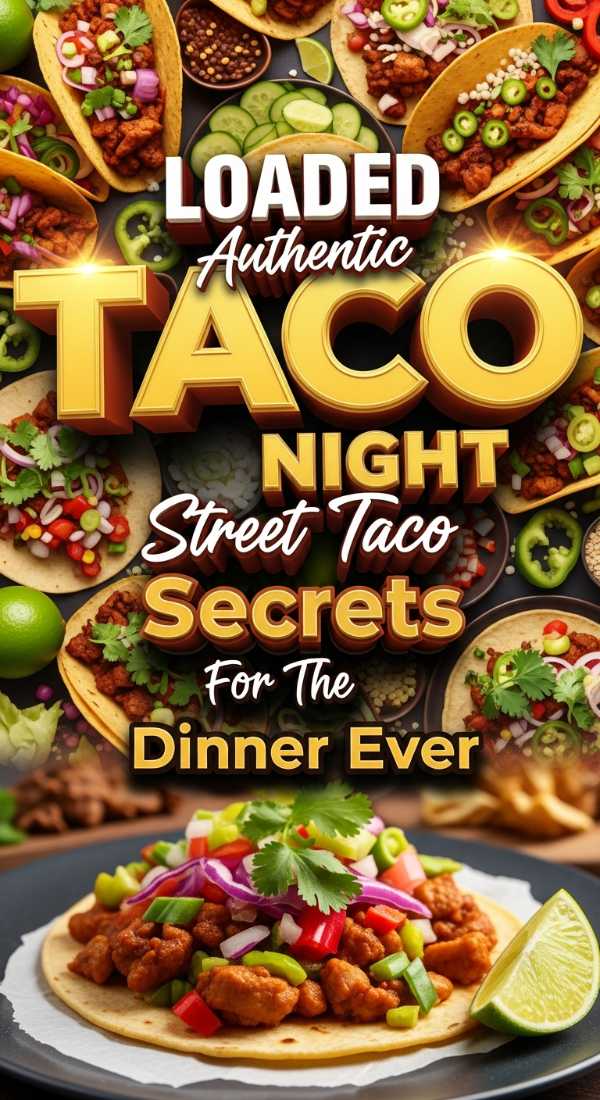 Loaded Authentic Taco Night Street Taco Secrets