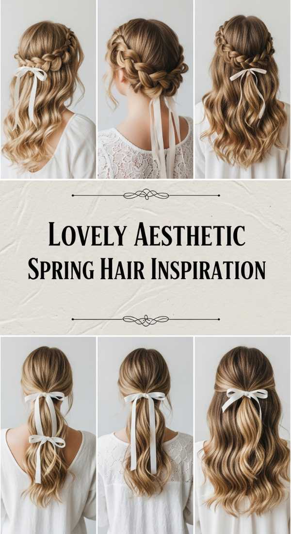 Lovely Aesthetic Spring Hair Inspiration 69df3fc258577