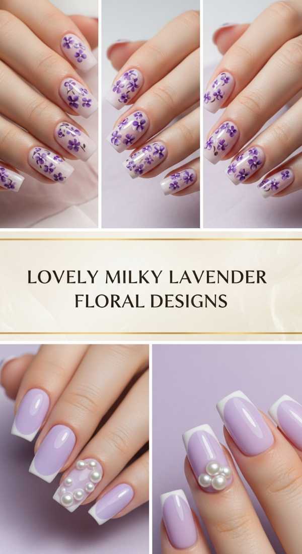 Lovely Milky Lavender Floral Designs 69f0cc39954c2