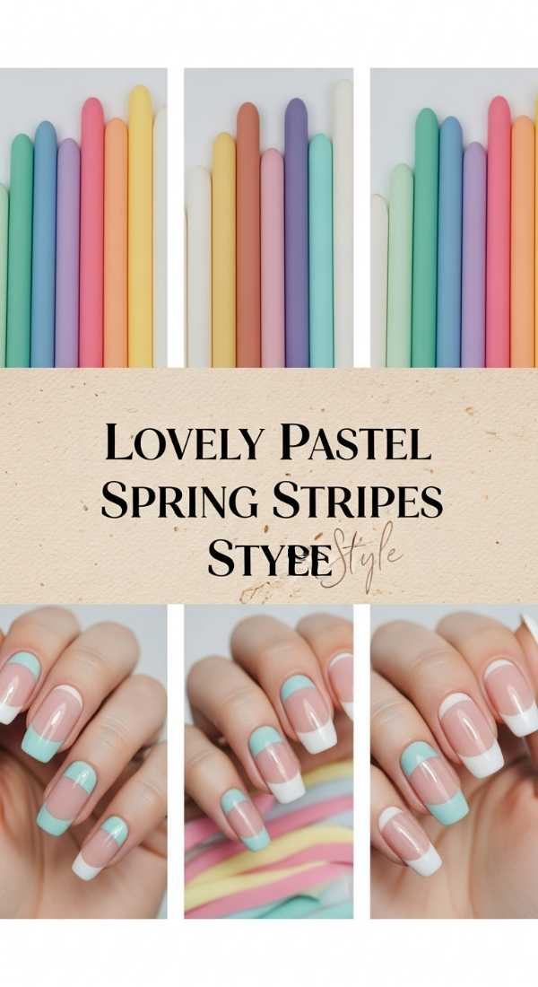 Lovely Pastel Spring Stripes Style 69ecf751ec5d9