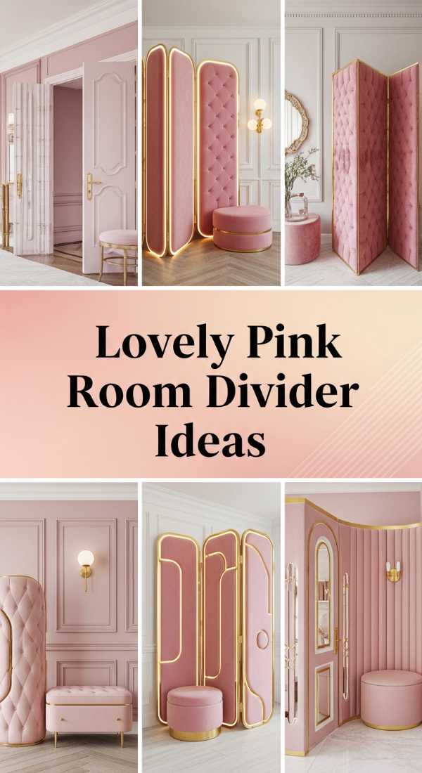 Lovely Pink Room Divider Ideas 69f3a6a0d1b0d