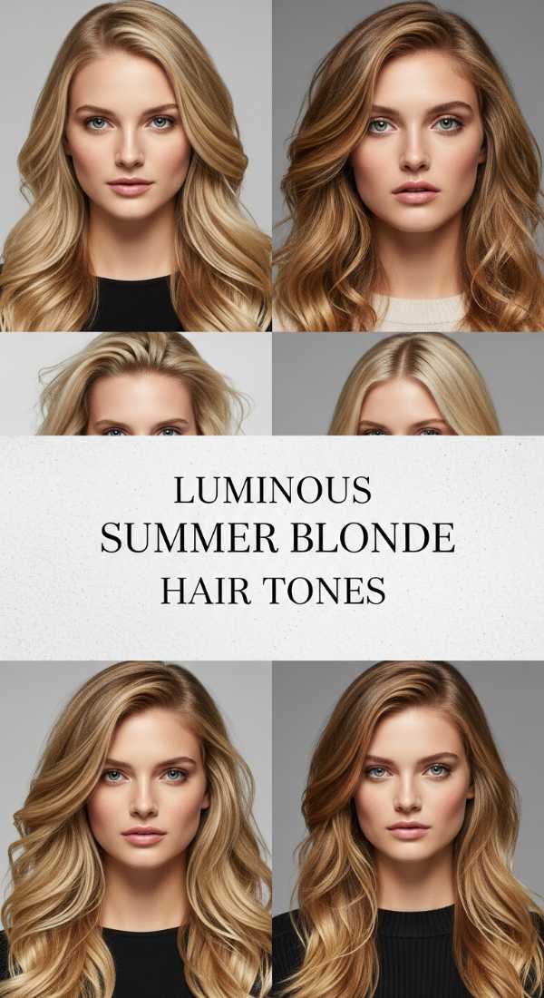 Luminous Summer Blonde Hair Tones