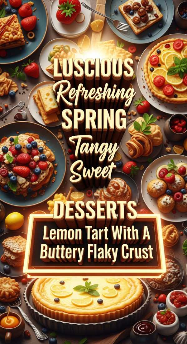 Luscious Refreshing Spring Desserts Lemon Tart 69e5cc97c7212
