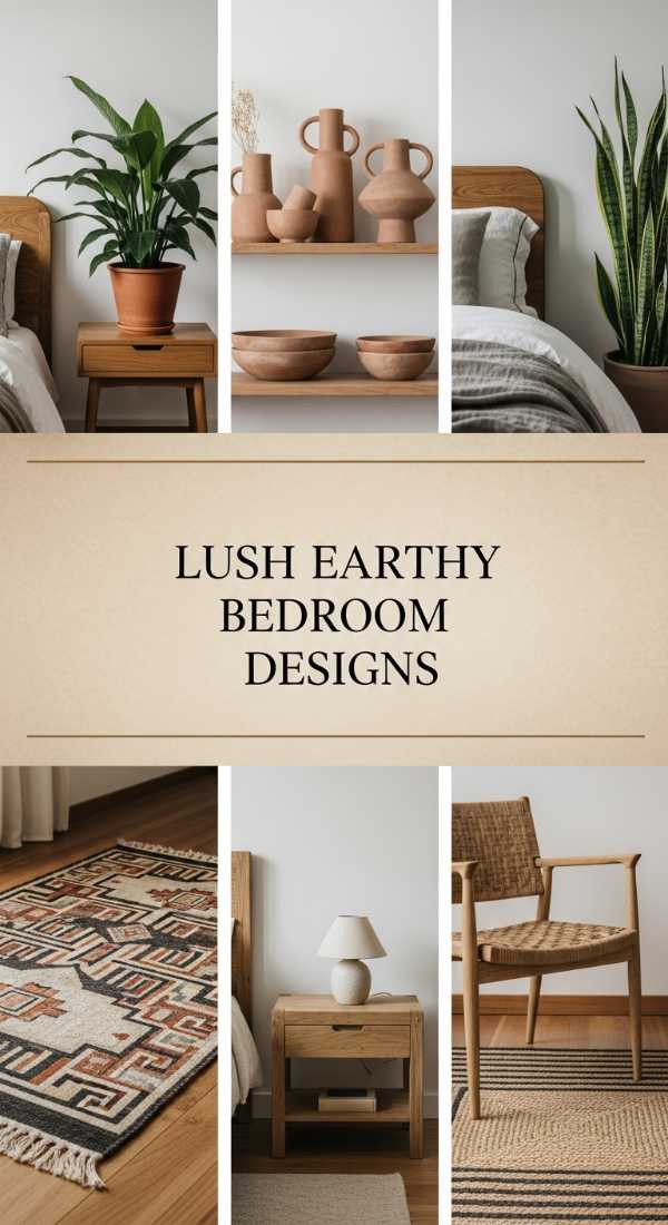Lush Earthy Bedroom Designs 69df467f49c02