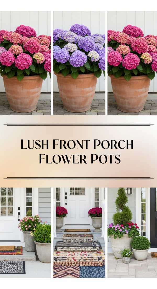 Lush Front Porch Flower Pots 69efa2710b94a