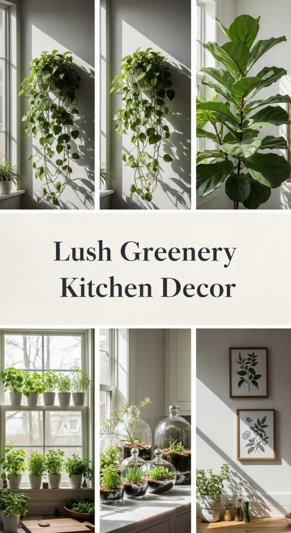 Lush Greenery Kitchen Decor 69e3b6f964419