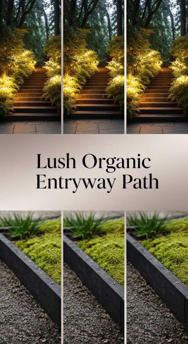 Lush Organic Entryway Path 69df467937b1c