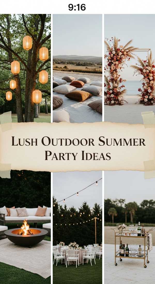 Lush Outdoor Summer Party Ideas 69e730404b185