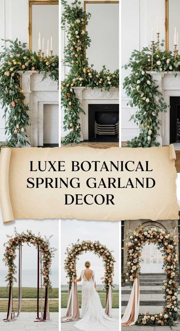 Luxe Botanical Spring Garland Decor 69df43d470c51