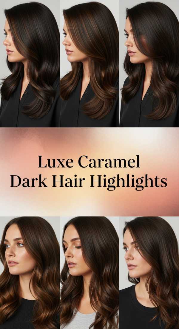 Luxe Caramel Dark Hair Highlights 69ef4a2258f03