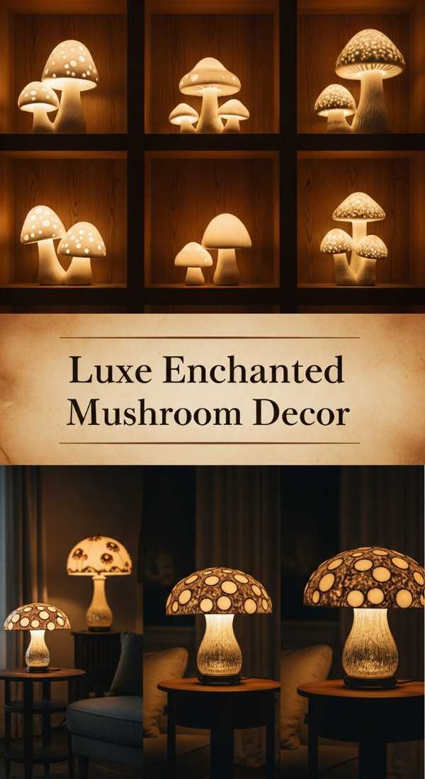 Luxe Enchanted Mushroom Decor 69ed032da6c79