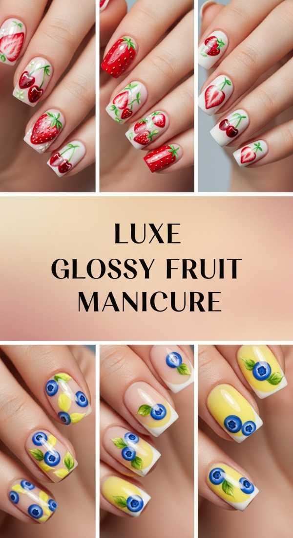 Luxe Glossy Fruit Manicure 69f24940cc28e