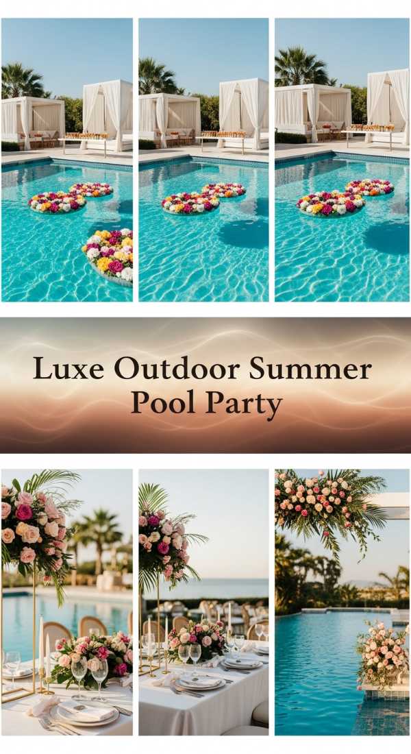 Luxe Outdoor Summer Pool Party 69e32c552a8a3