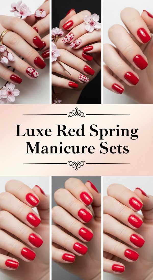 Luxe Red Spring Manicure Sets 69ee4099d4100
