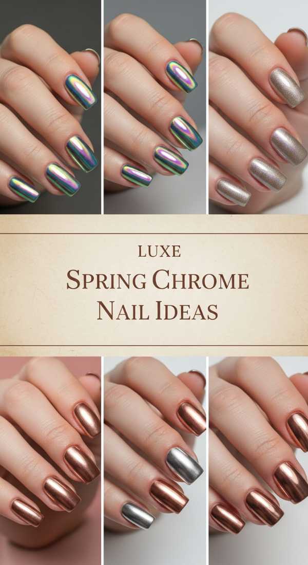 Luxe Spring Chrome Nail Ideas 69f24a88b63b3