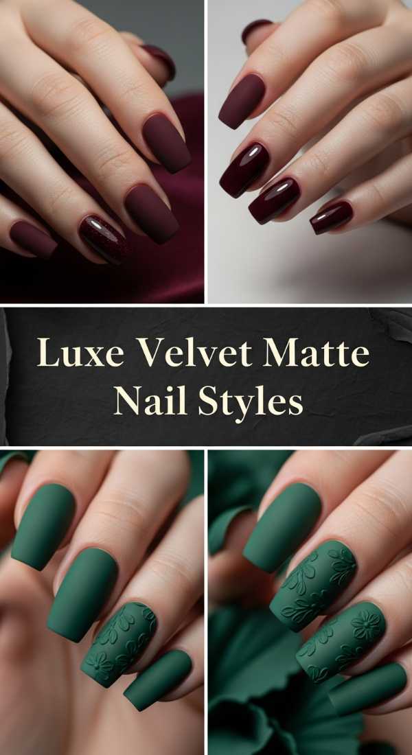 Luxe Velvet Matte Nail Styles 69e4e4a93926a