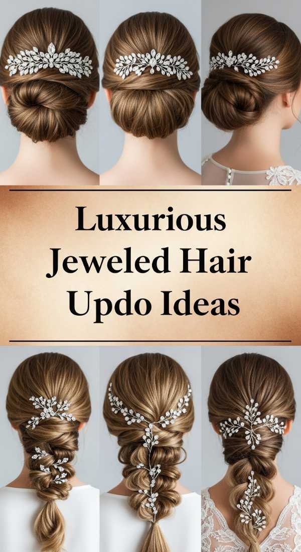 Luxurious Jeweled Hair Updo Ideas 69e4f67d504af