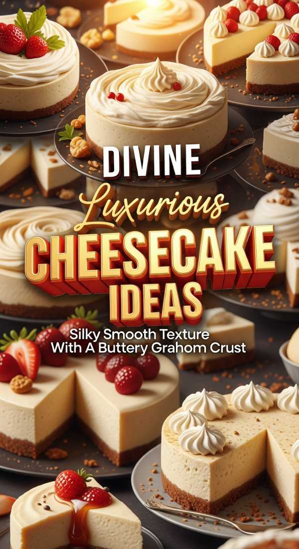 Luxurious Smooth Vanilla Cheesecake