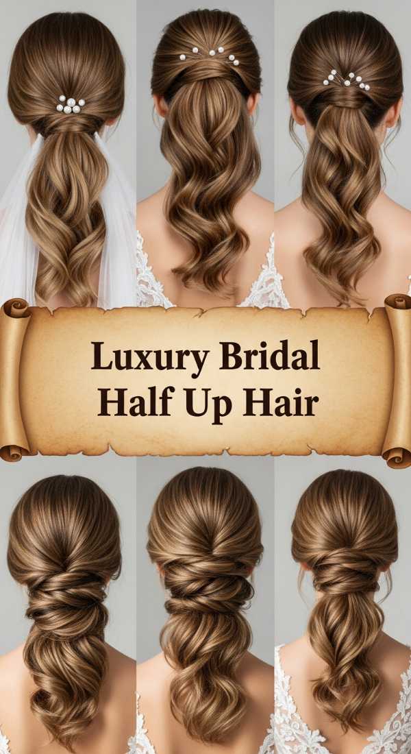 Luxury Bridal Half Up Hair 69e4f67300c03