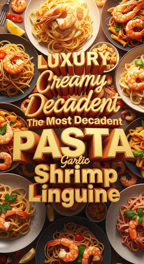 Luxury Creamy Pasta Garlic Shrimp 69e35fa345498
