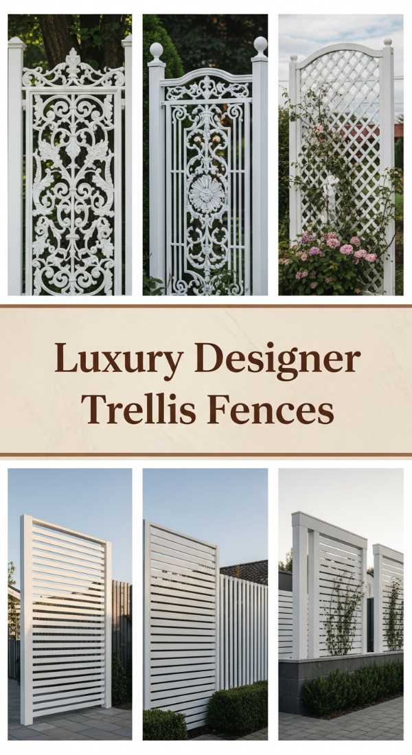 Luxury Designer Trellis Fences 69df43d9beca5