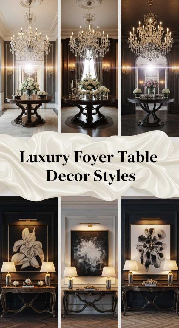 Luxury Foyer Table Decor Styles 69ed033c15001