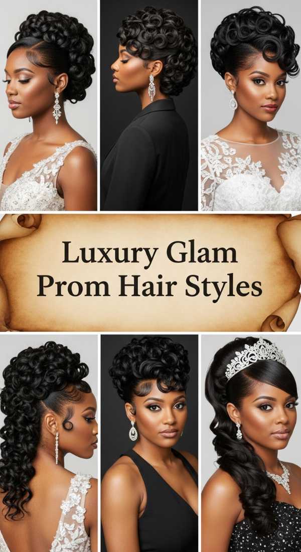 Luxury Glam Prom Hair Styles