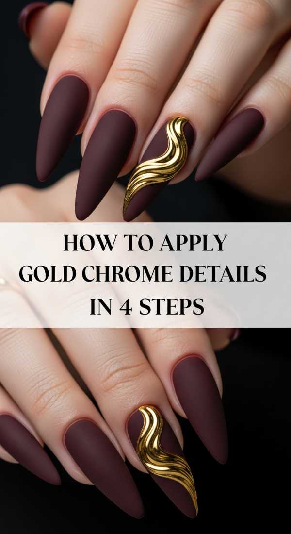 Luxury Gold Chrome Wave Technique 69e31eeaeb48f