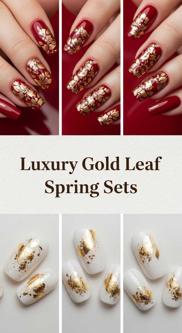 Luxury Gold Leaf Spring Sets 69f32d4600891