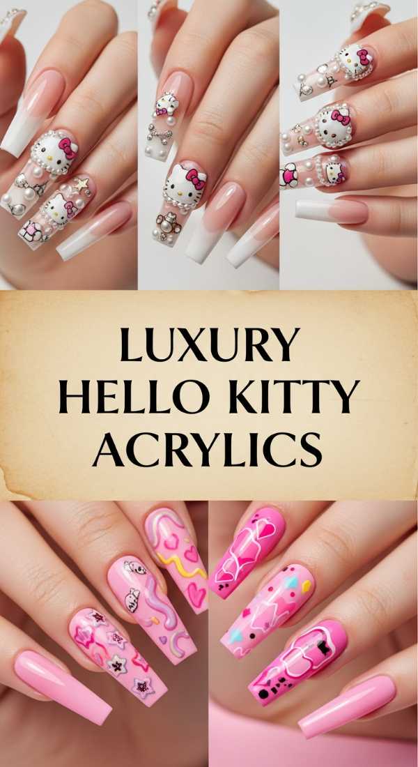 Luxury Hello Kitty Acrylics 69ecf8998ee4a