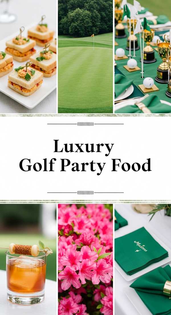 Luxury Masters Golf Party Food 69df234cddbe8