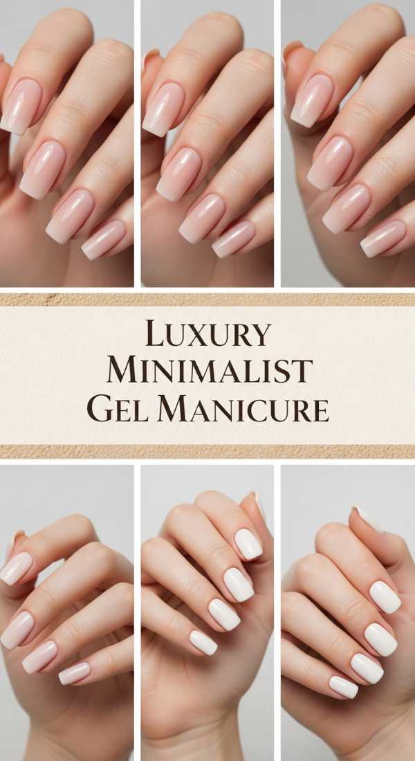 Luxury Minimalist Gel Manicure 69eba050c594c