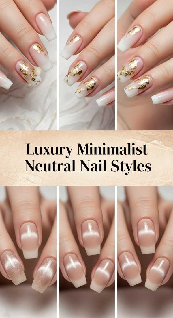 Luxury Minimalist Neutral Nail Styles 69f32d558b2bc