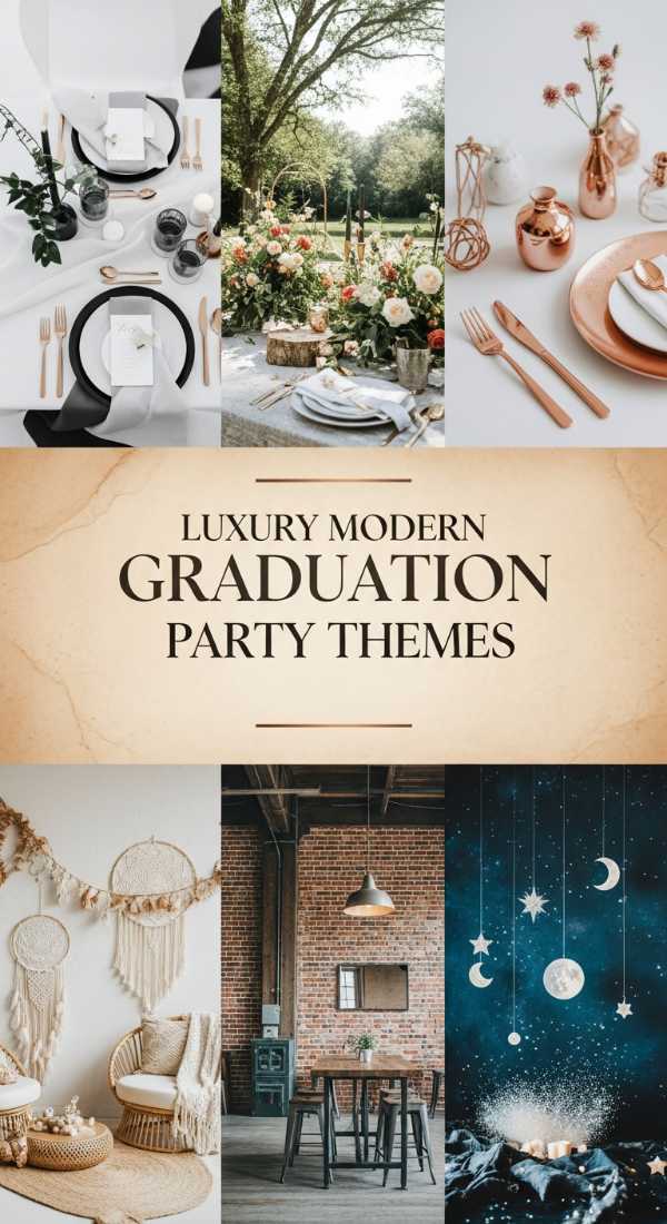 Luxury Modern Graduation Party Themes 69df23550d750