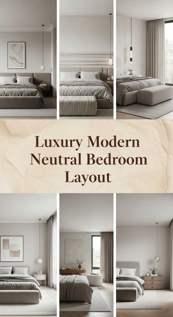 Luxury Modern Neutral Bedroom Layout 69e64b77b9d82