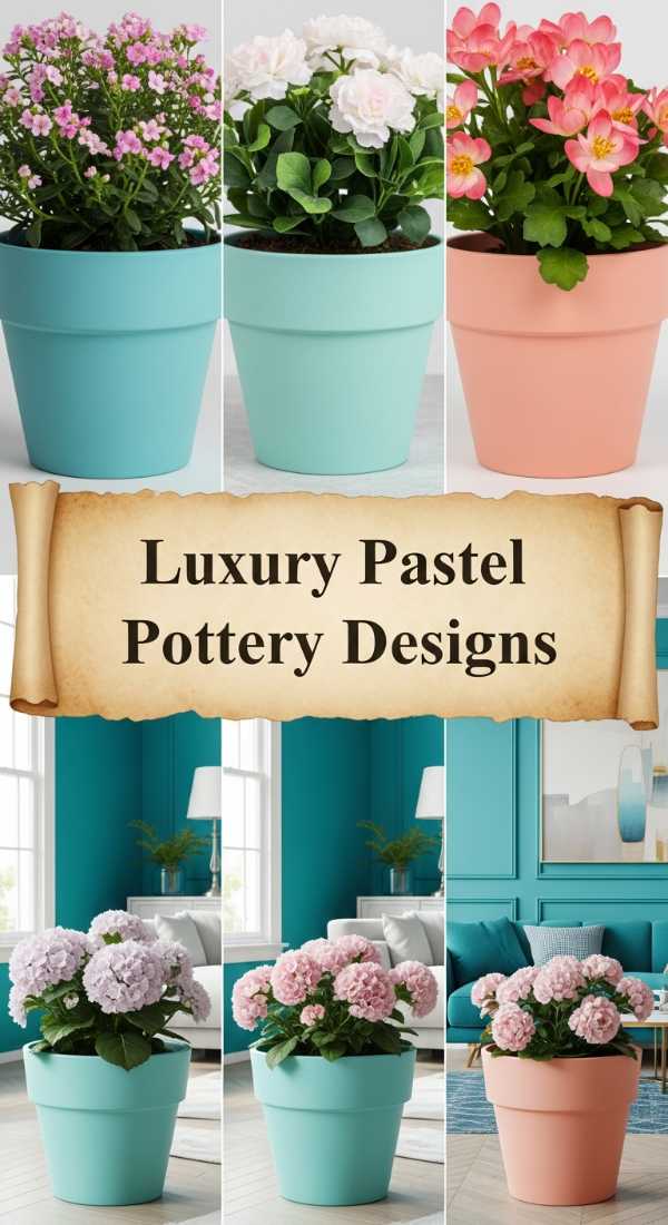 Aesthetic Plant Styling: Why Hand-Painted Pots are a Must-Have Luxury Pastel Pottery Designs 69df43c8555ab