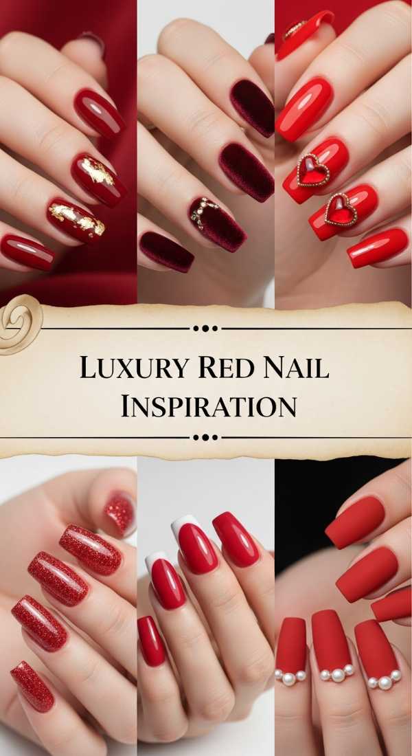 Luxury Red Nail Inspiration 69eb727d54002