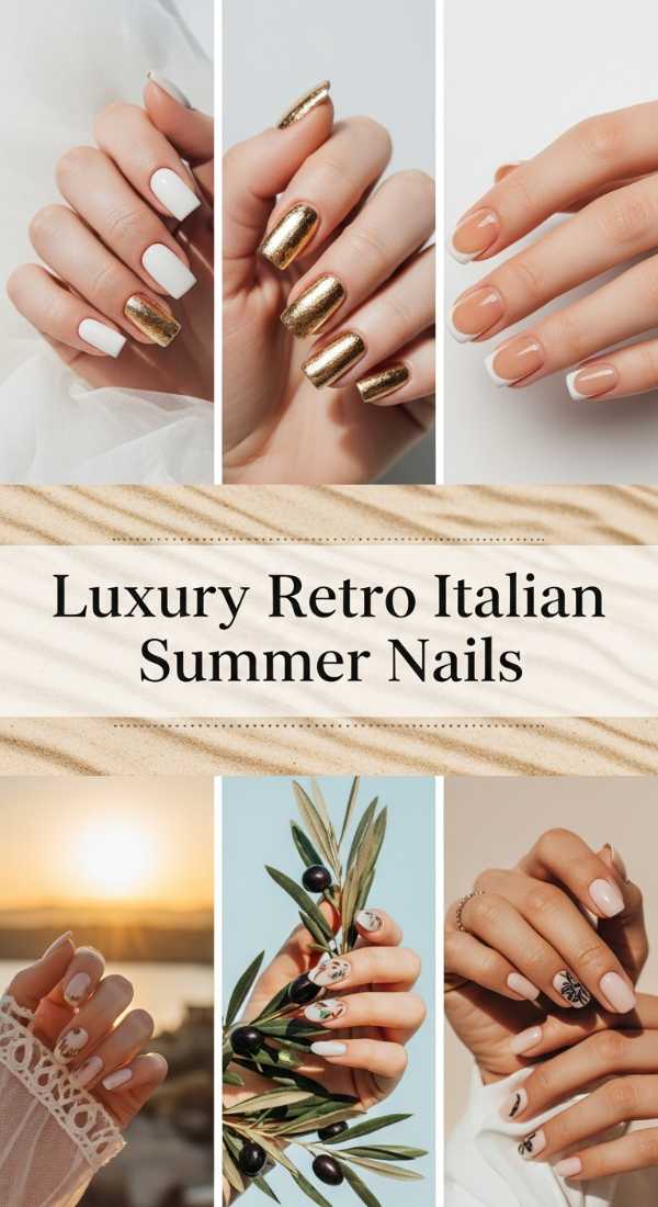 Luxury Retro Italian Summer Nails 69ecf89074668