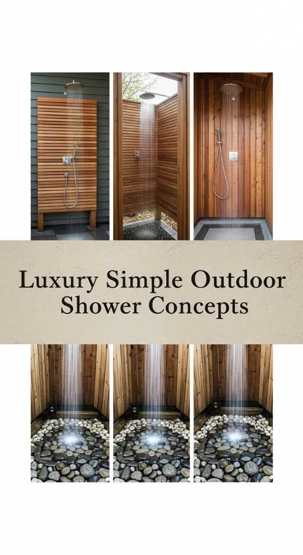 Luxury Simple Outdoor Shower Concepts 69e777979c8c3