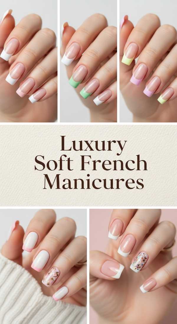 Luxury Soft French Manicures 69de457d09d24