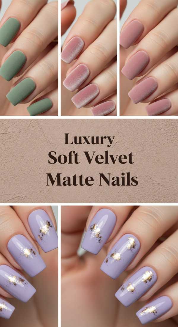 Luxury Soft Velvet Matte Nails 69ee408327413