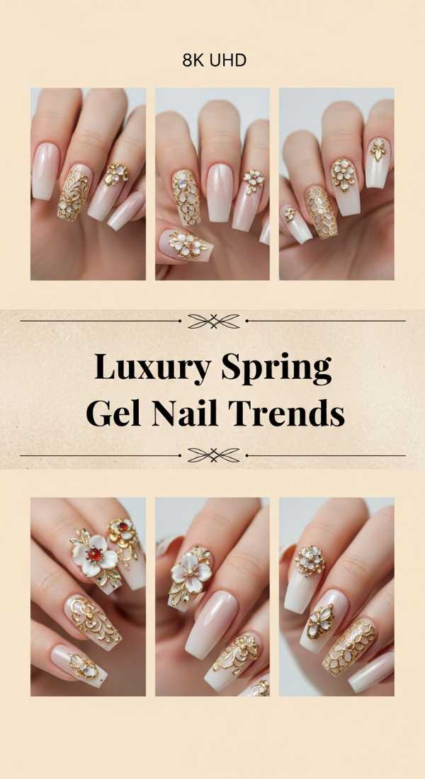 Luxury Spring Gel Nail Trends